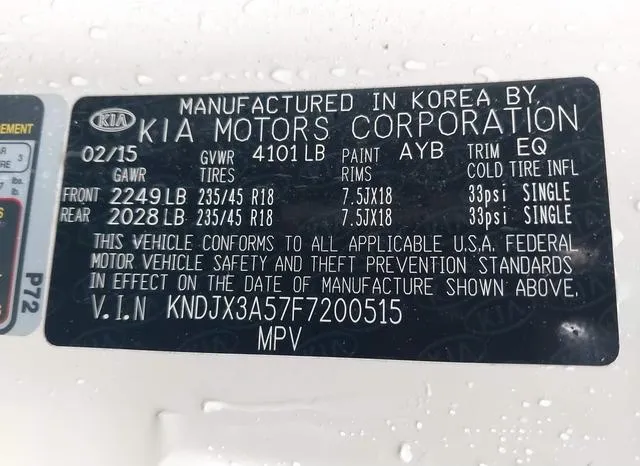 KNDJX3A57F7200515 2015 2015 KIA Soul-  9