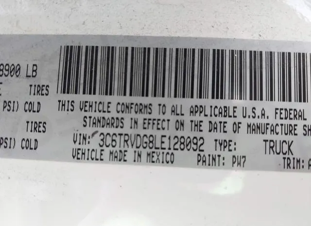 3C6TRVDG8LE128092 2020 2020 RAM Promaster- 2500 High Roof 1 9