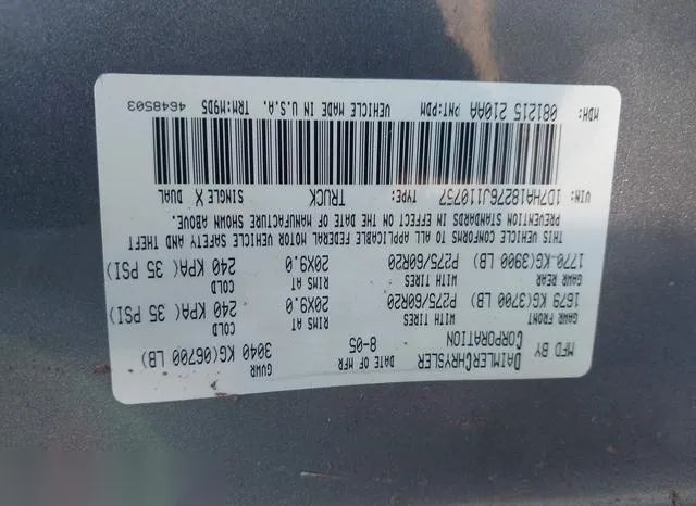 1D7HA18276J110757 2006 2006 Dodge RAM 1500- Slt 9