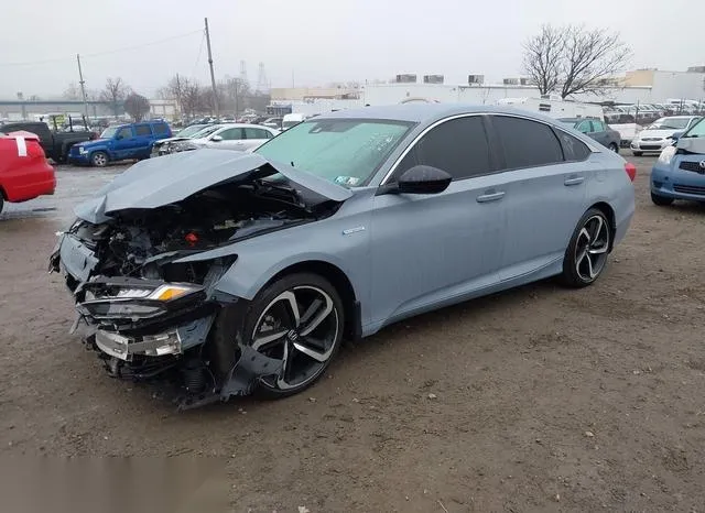 1HGCV3F26NA027439 2022 2022 Honda Accord- Hybrid Sport 2