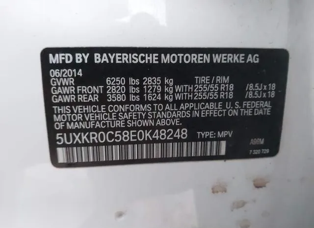 5UXKR0C58E0K48248 2014 2014 BMW X5- Xdrive35I 9