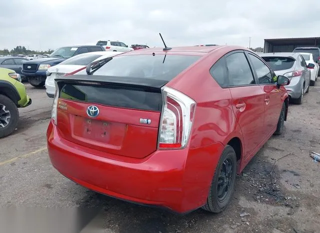 JTDKN3DU7E1760355 2014 2014 Toyota Prius 4