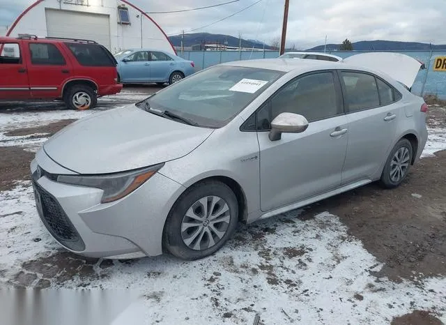 JTDEBRBE2LJ000853 2020 2020 Toyota Corolla- Hybrid Le 2