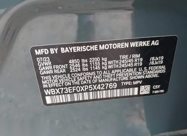 WBX73EF0XP5X42769 2023 2023 BMW X1- Xdrive28I 9