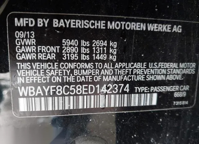 WBAYF8C58ED142374 2014 2014 BMW Alpina- B7 Xdrive 9