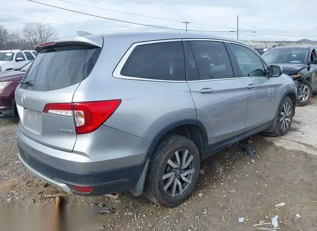 5FNYF6H56KB007530 2019 2019 Honda Pilot- Ex-L 4