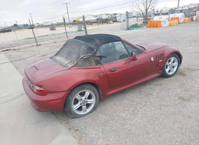 4USCH9342YLG04696 2000 2000 BMW Z3- 2-3 4