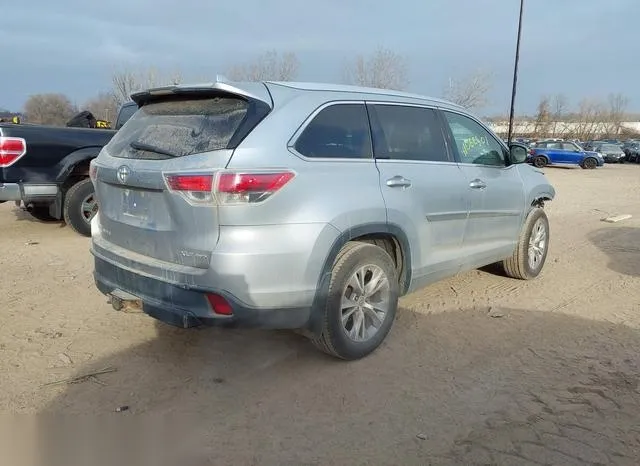 5TDJKRFH0FS224326 2015 2015 Toyota Highlander- Xle V6 4