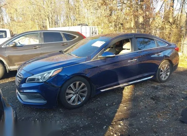 5NPE34AF2HH556378 2017 2017 Hyundai Sonata- Sport 2