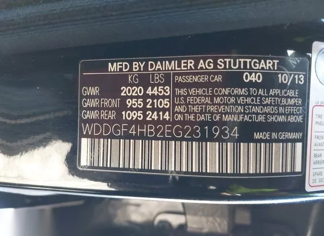 WDDGF4HB2EG231934 2014 2014 Mercedes-Benz C 250- Luxury/Sport 9