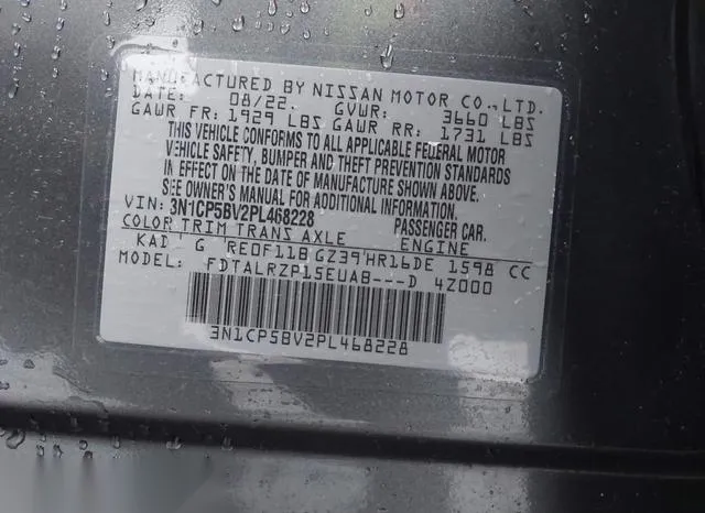 3N1CP5BV2PL468228 2023 2023 Nissan Kicks- S Xtronic Cvt 9