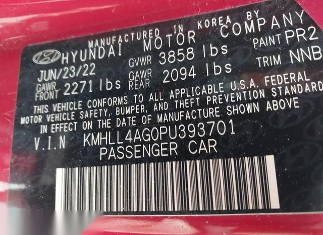 KMHLL4AG0PU393701 2023 2023 Hyundai Elantra- SE 9