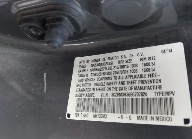 3CZRM3H36EG707824 2014 2014 Honda CR-V- LX 9