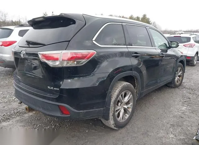 5TDJKRFH9FS156821 2015 2015 Toyota Highlander- Xle V6 4