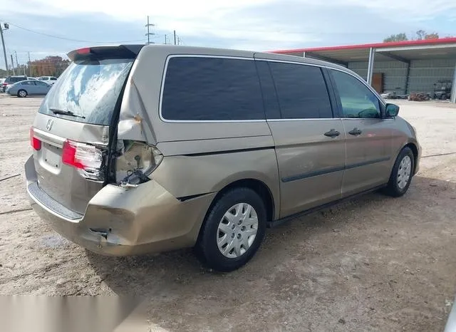 5FNRL382X8B104739 2008 2008 Honda Odyssey- LX 4