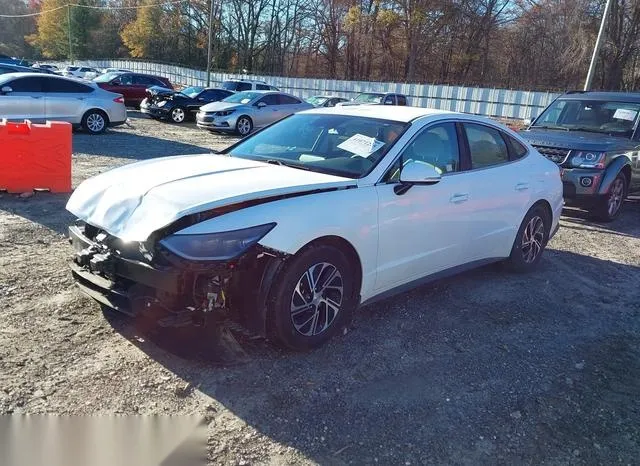 KMHL24JJ8PA063725 2023 2023 Hyundai Sonata- Hybrid Blue 2