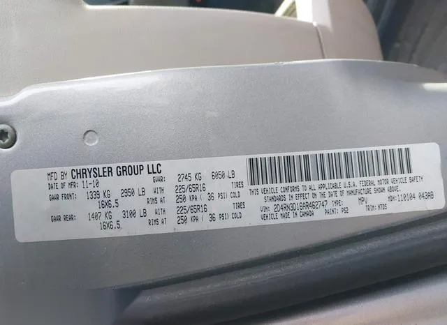 2D4RN3D16AR462747 2010 2010 Dodge Grand Caravan- Hero 9