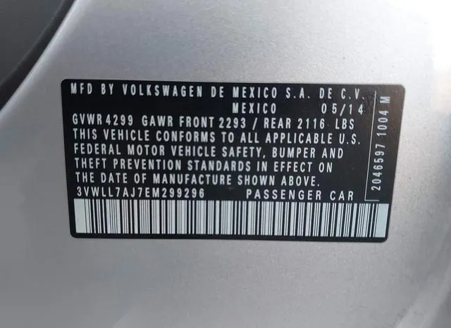 3VWLL7AJ7EM299296 2014 2014 Volkswagen Jetta- 2-0L Tdi Valu 9