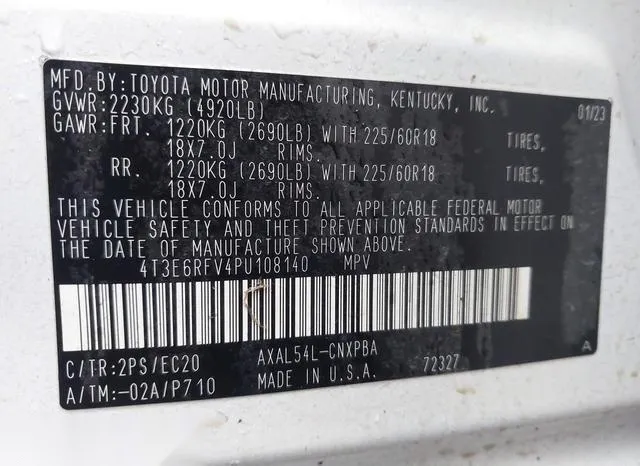 4T3E6RFV4PU108140 2023 2023 Toyota RAV4- Hybrid Xse 9