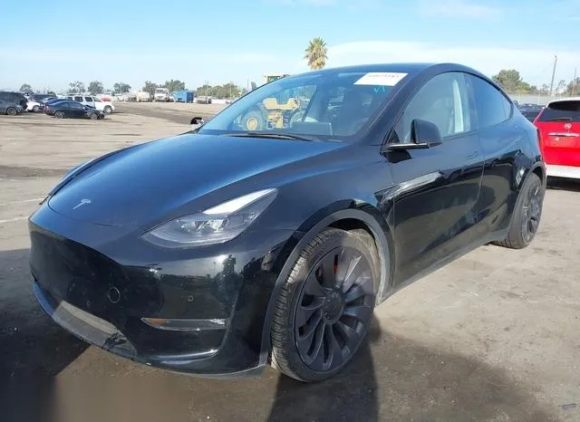 7SAYGDEF6NF404578 2022 2022 Tesla Model Y- Performance Dual 2