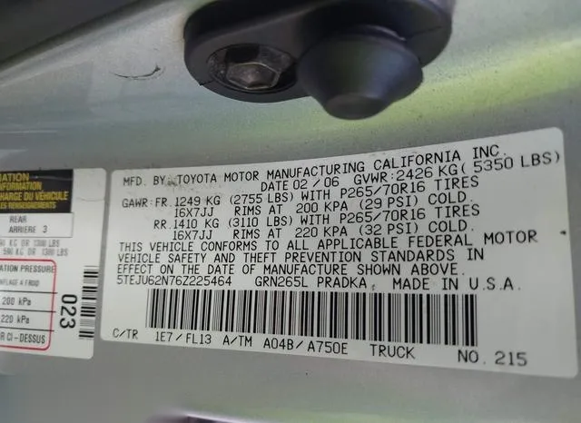 5TEJU62N76Z225464 2006 2006 Toyota Tacoma- Double Cab Preru 9