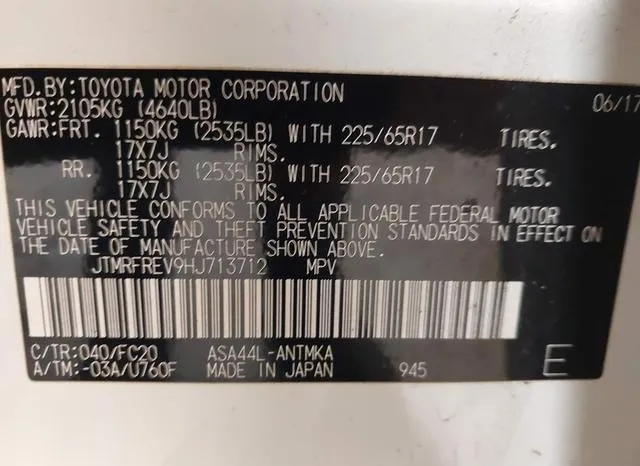 JTMRFREV9HJ713712 2017 2017 Toyota RAV4- Xle 9