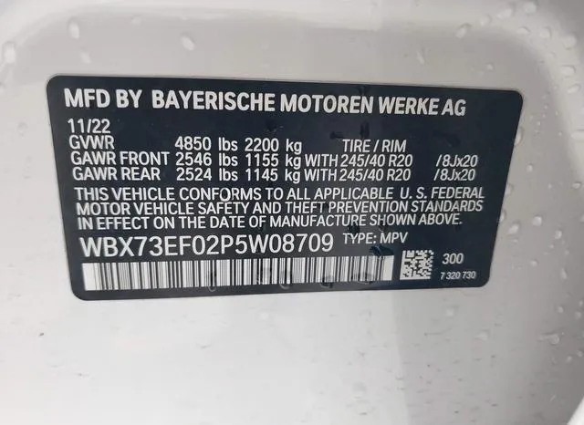 WBX73EF02P5W08709 2023 2023 BMW X1- Xdrive28I 9