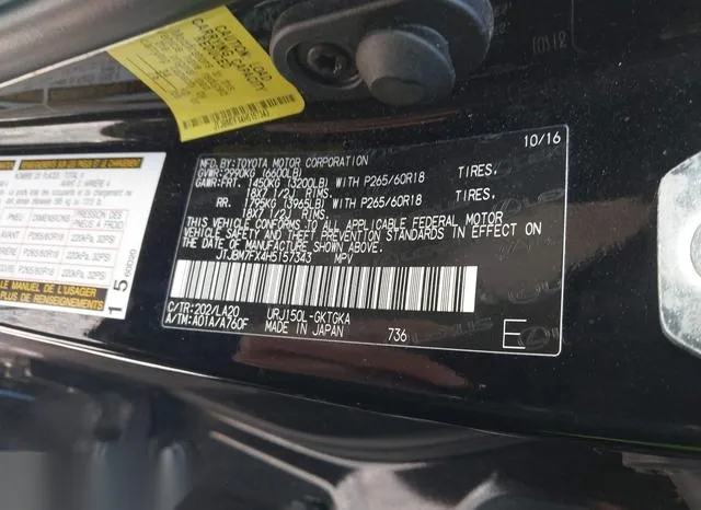 JTJBM7FX4H5157343 2017 2017 Lexus GX- 460 9