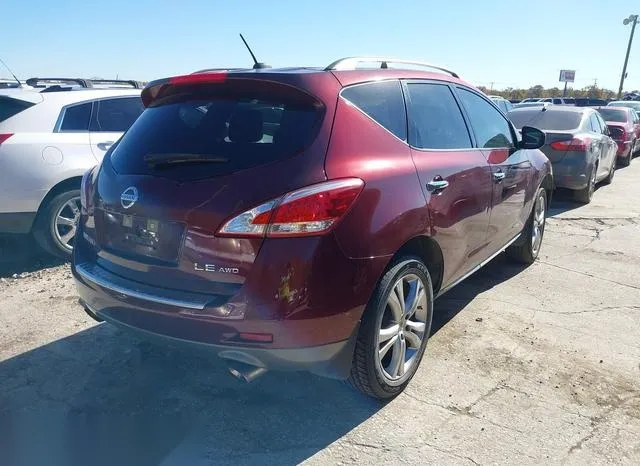 JN8AZ1MWXBW180350 2011 2011 Nissan Murano- LE 4