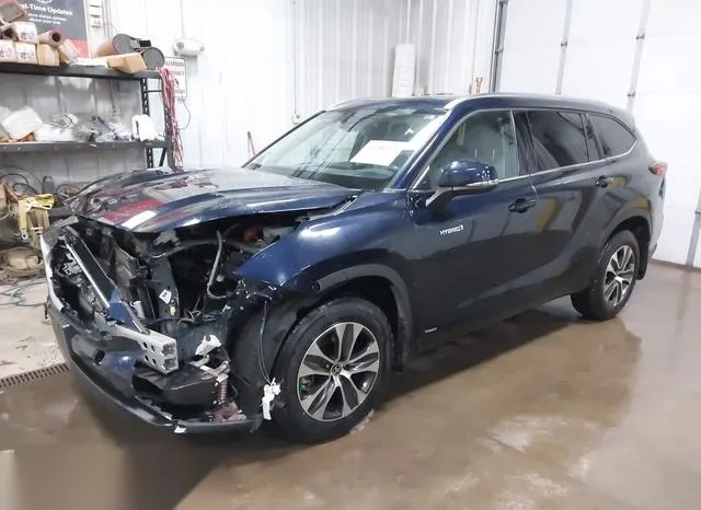 5TDGBRCH7MS064831 2021 2021 Toyota Highlander- Hybrid Xle 2