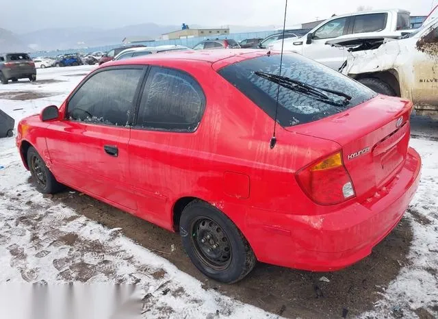 KMHCG35C74U296156 2004 2004 Hyundai Accent- Gl/Gt 3