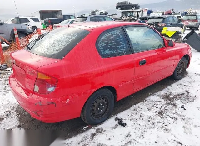 KMHCG35C74U296156 2004 2004 Hyundai Accent- Gl/Gt 4