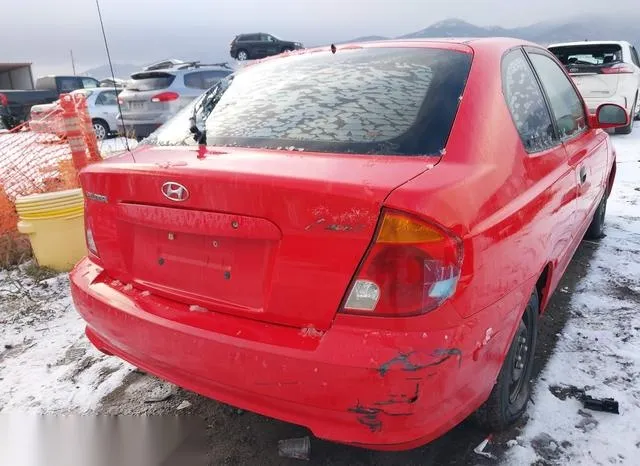 KMHCG35C74U296156 2004 2004 Hyundai Accent- Gl/Gt 6