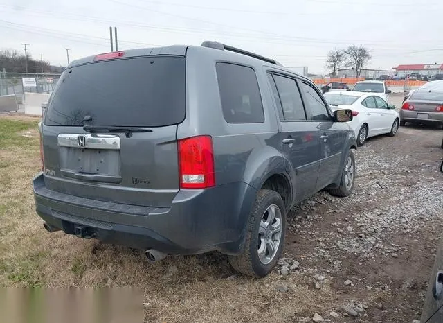 5FNYF3H66CB022554 2012 2012 Honda Pilot- Ex-L 4