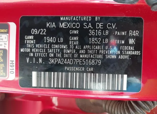 3KPA24AD7PE516879 2023 2023 KIA Rio- S 9