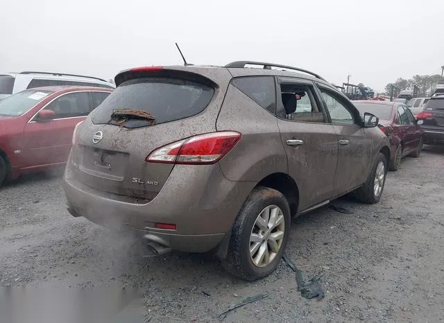 JN8AZ1MW7EW529548 2014 2014 Nissan Murano- SL 4