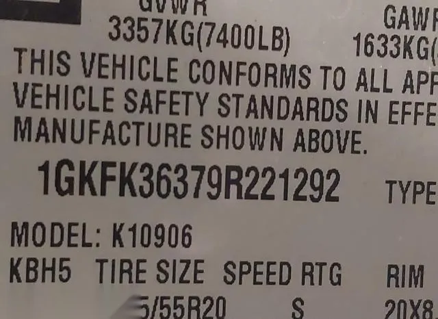 1GKFK36379R221292 2009 2009 GMC Yukon Xl 1500- Slt2 9