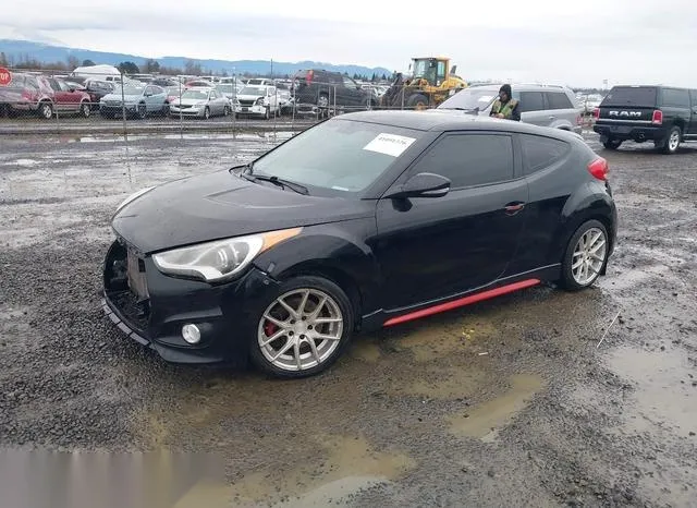 KMHTC6AE9FU216833 2015 2015 Hyundai Veloster- Turbo 2