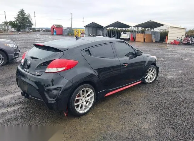 KMHTC6AE9FU216833 2015 2015 Hyundai Veloster- Turbo 4