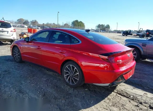 KMHL34J27MA155068 2021 2021 Hyundai Sonata- Limited 3