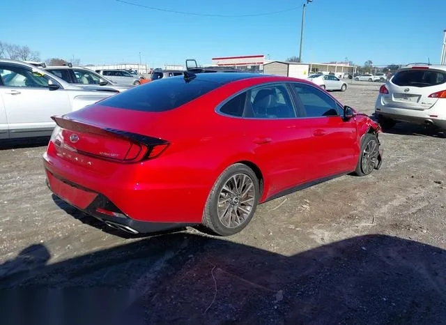 KMHL34J27MA155068 2021 2021 Hyundai Sonata- Limited 4