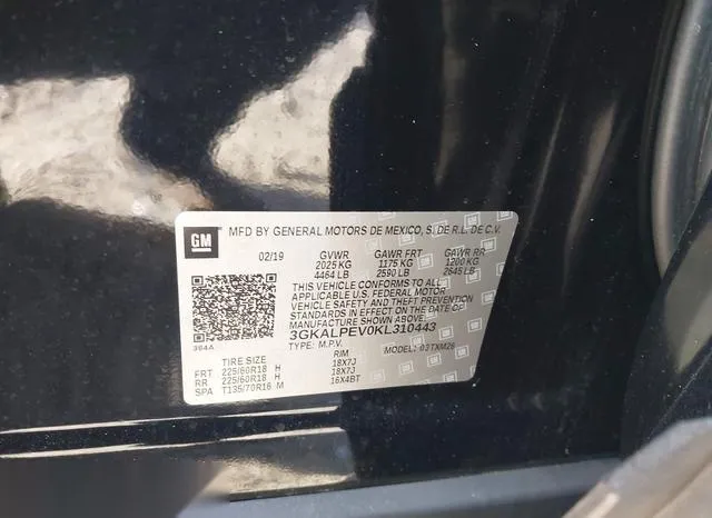 3GKALPEV0KL310443 2019 2019 GMC Terrain- Slt 9