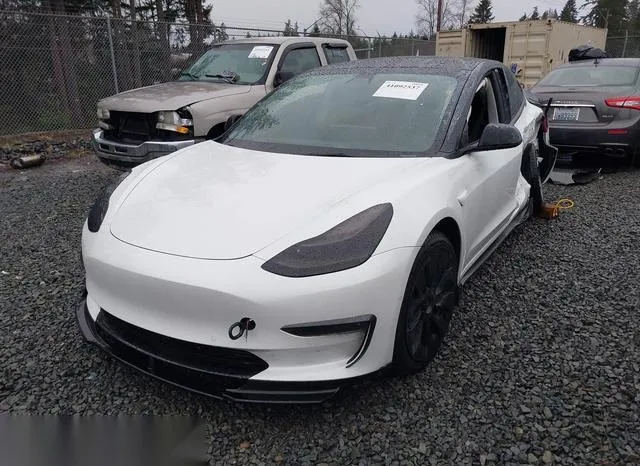 5YJ3E1EB7NF136990 2022 2022 Tesla Model 3- Long Range Dual 2