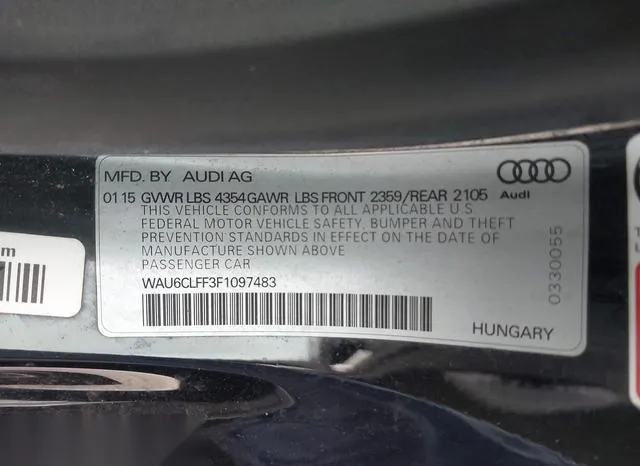 WAU6CLFF3F1097483 2015 2015 Audi A3- 1-8T Premium 9