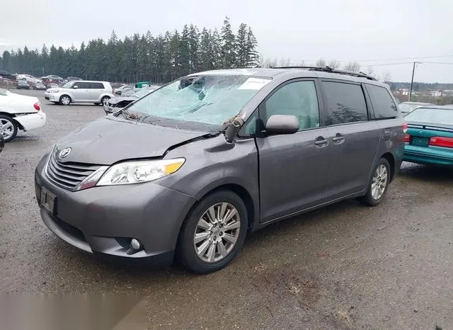 5TDDK3DC2ES083520 2014 2014 Toyota Sienna- Xle 7 Passenger 2