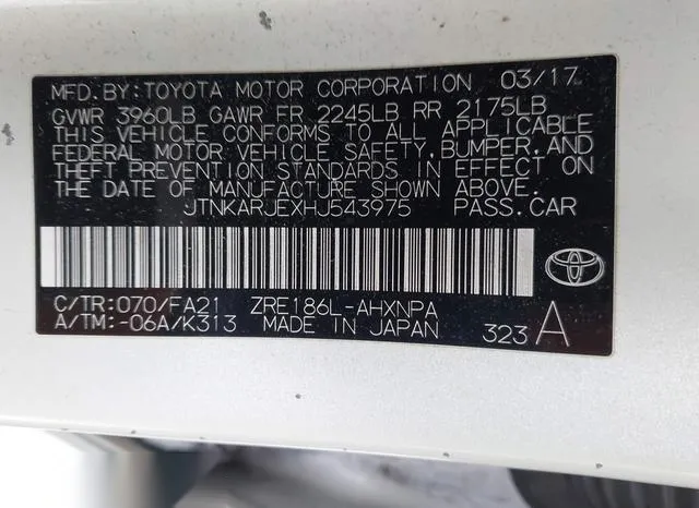 JTNKARJEXHJ543975 2017 2017 Toyota Corolla- LM 9