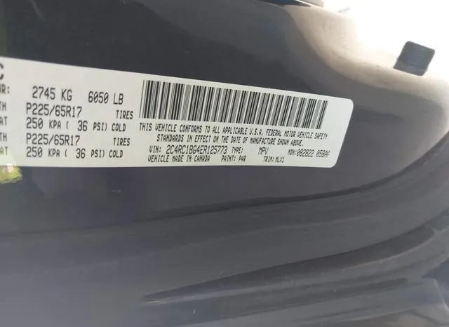 2C4RC1BG4ER125773 2014 2014 Chrysler Town and Country- Touring 9