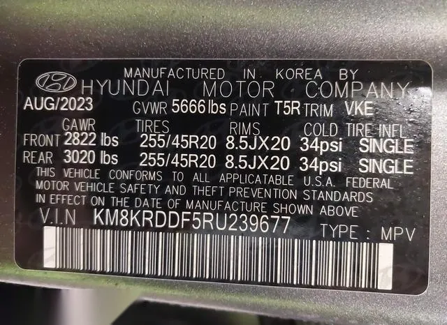 KM8KRDDF5RU239677 2024 2024 Hyundai Ioniq 5- Limited 9