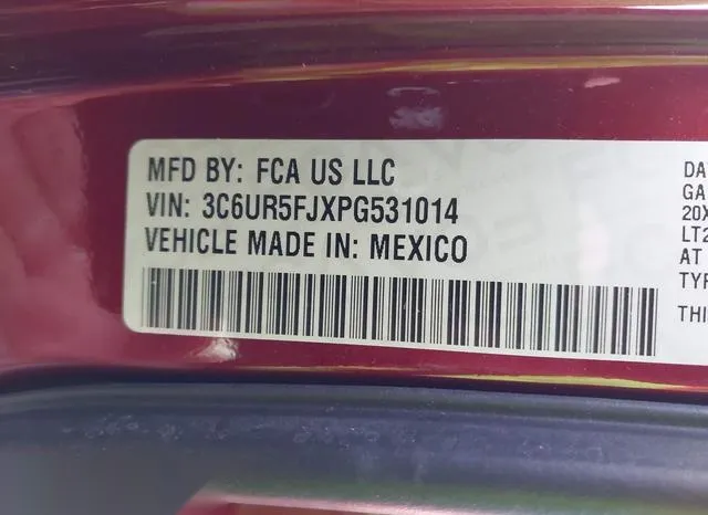 3C6UR5FJXPG531014 2023 2023 RAM 2500- Laramie  4X4 6-4 Box 9