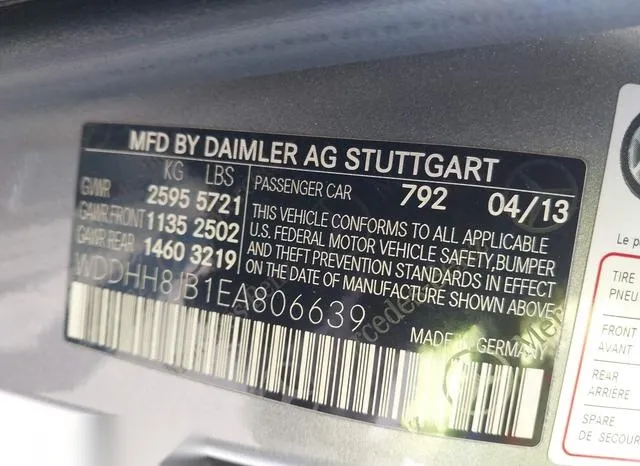 WDDHH8JB1EA806639 2014 2014 Mercedes-Benz E 350- 4Matic 9